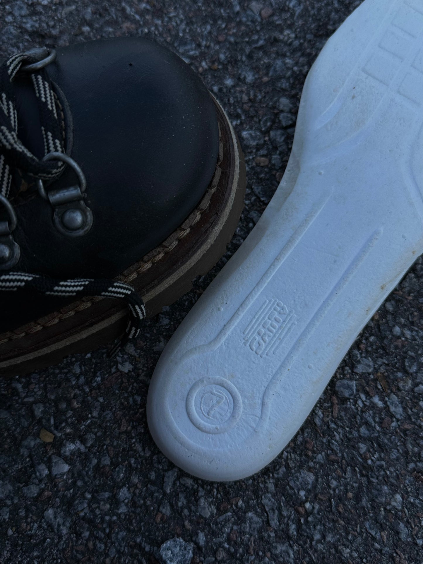 вінтажні шкіряні черевики Art Personal Boots(38)