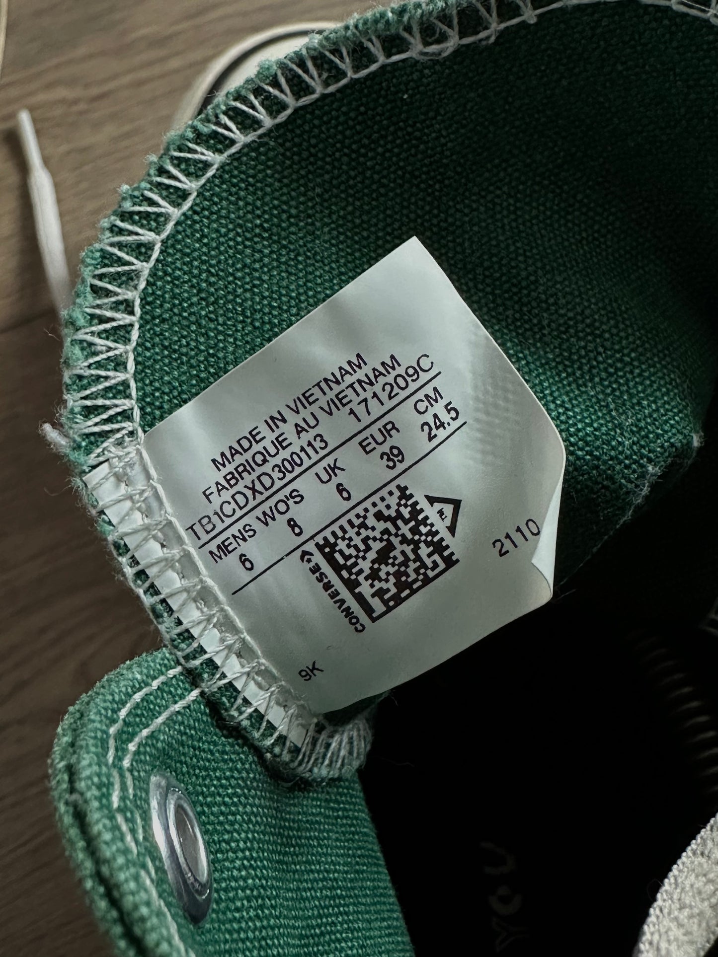 Converse CTAS Lift Hi Forest Green(39)