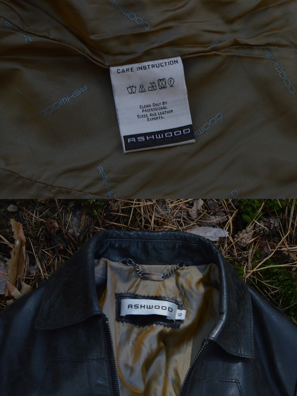 y2k slim fit шкірянка Ashwood(s/m)