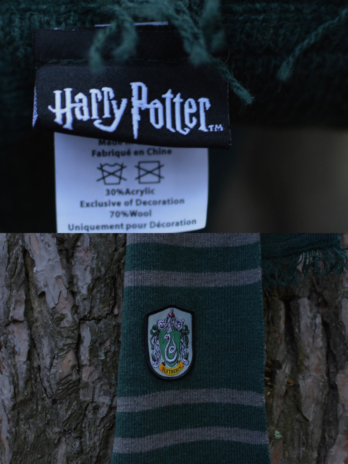 Оригінальний шарф Slytherin Harry Potter⁺₊✧
