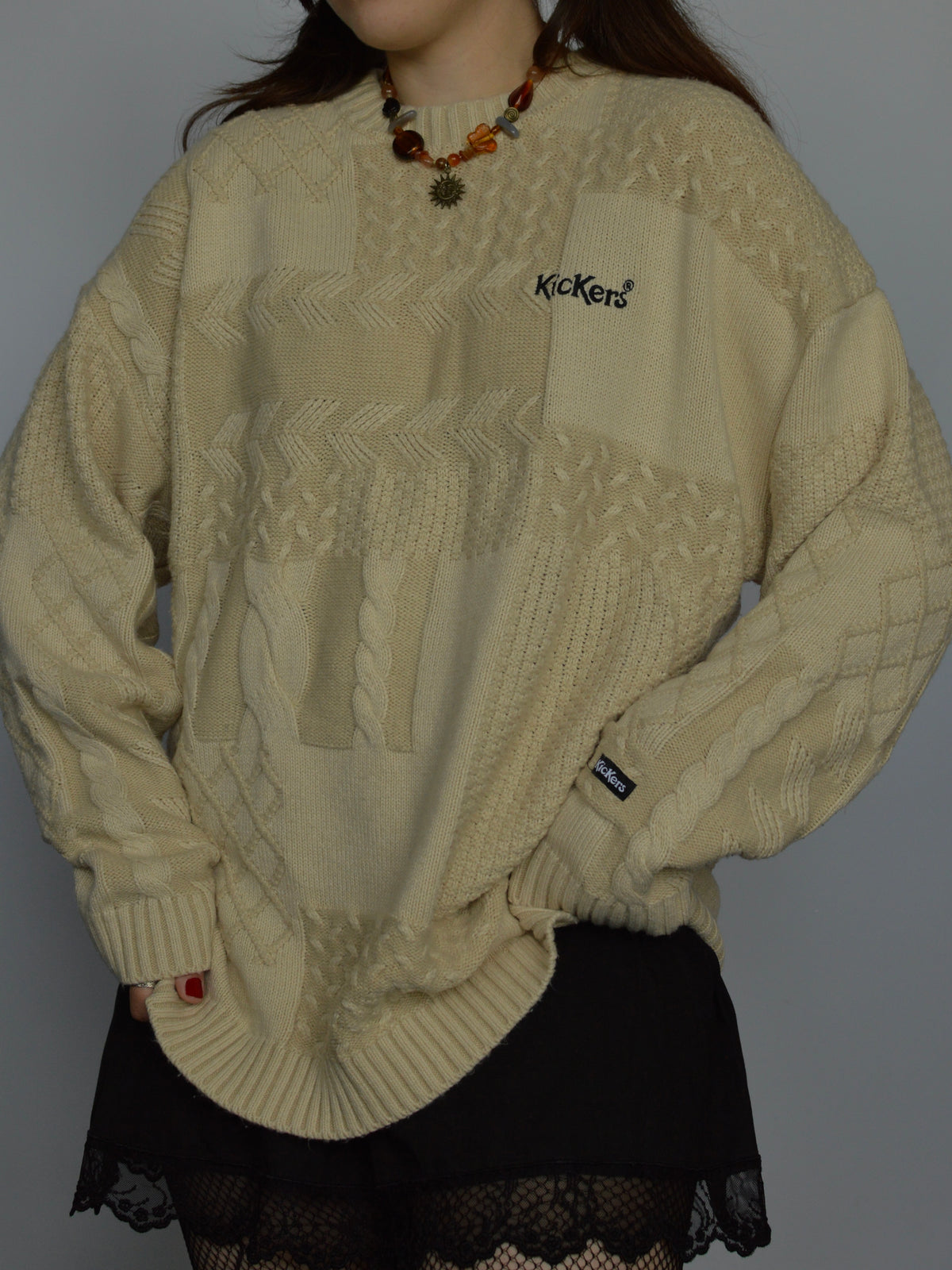 Вінтажний светрик Kickers(L/XL)