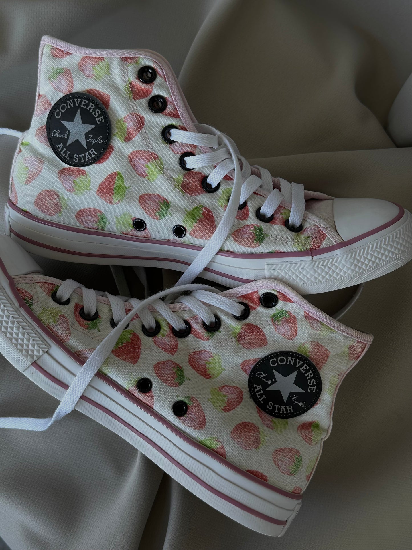 полуничні Converse All Star Hi Strawberry(40)