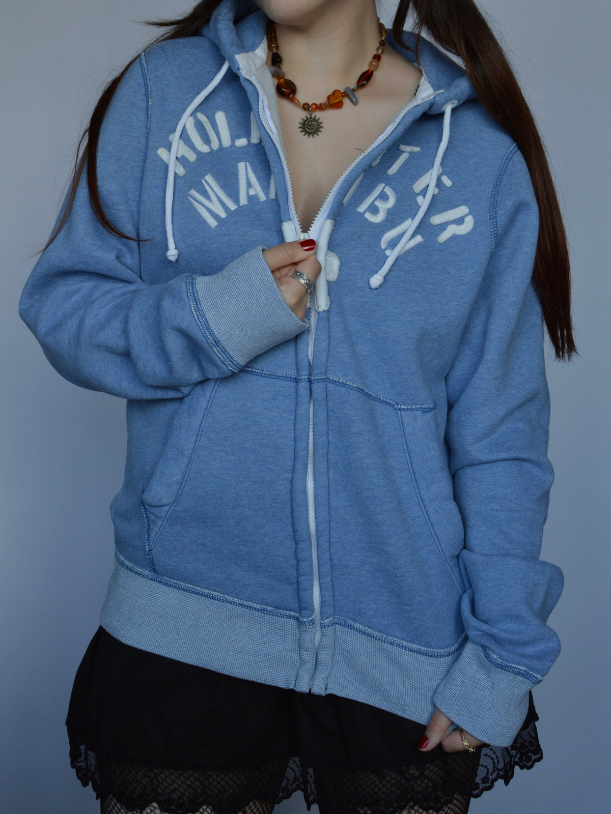 y2k зіп худі Hollister Malibu(L/XL)