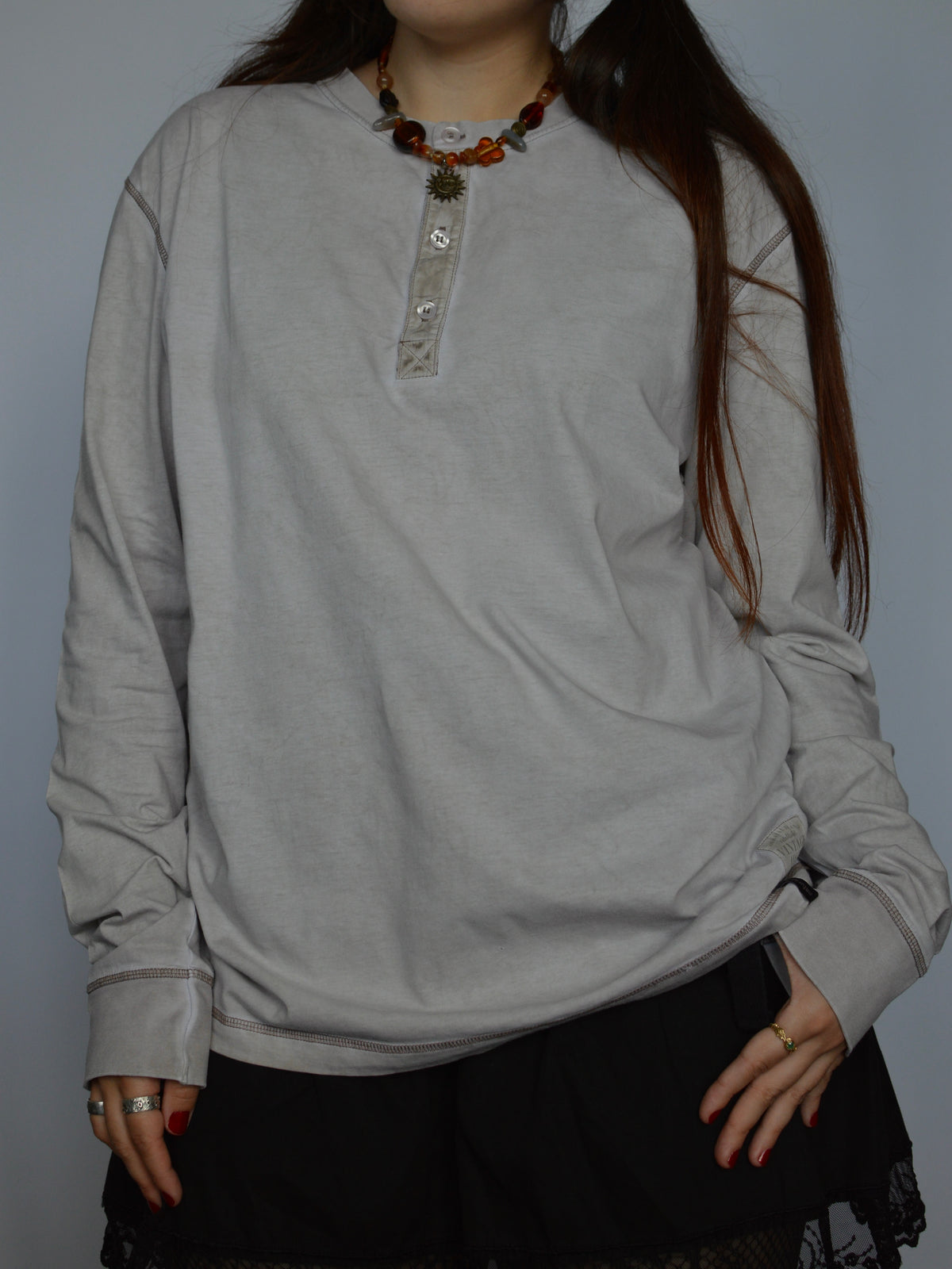 y2k лонг на ґудзиках Naturaline(m/L)