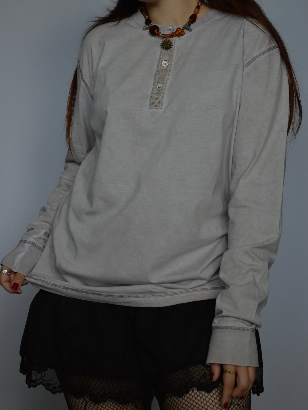 y2k лонг на ґудзиках Naturaline(m/L)