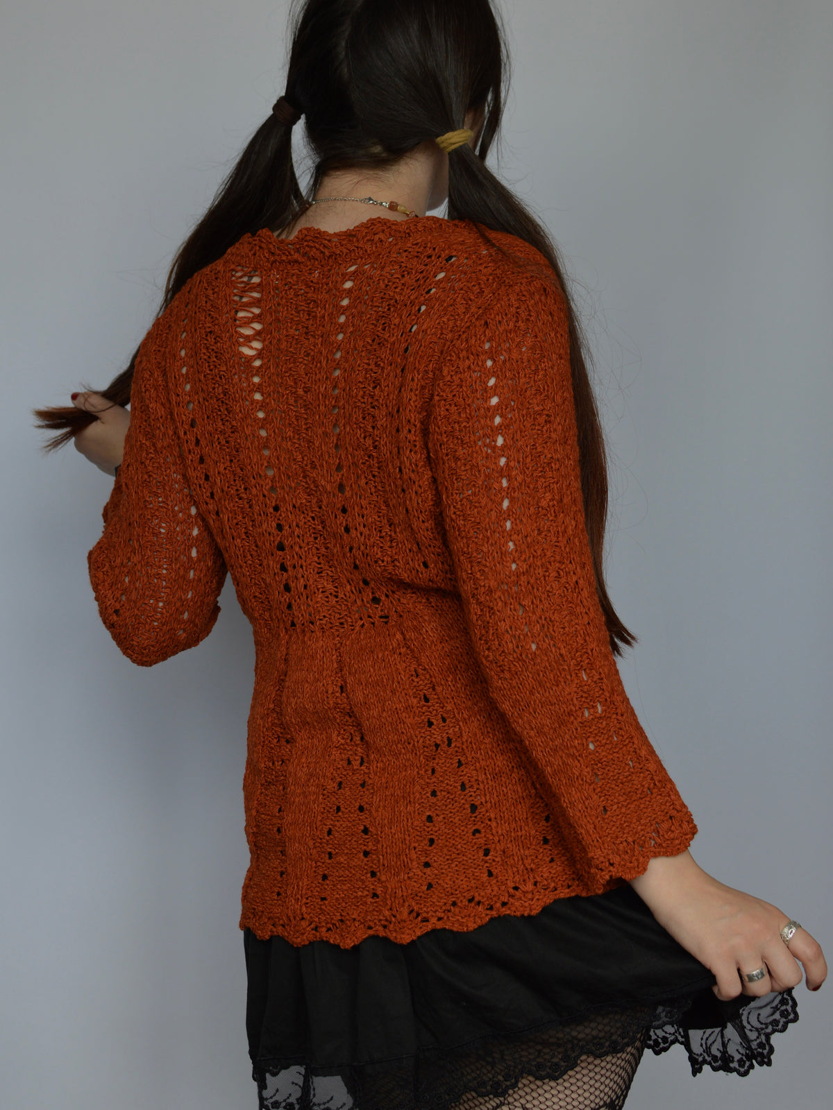 Вінтажний вовняний кардиган Tweeds(m/L)