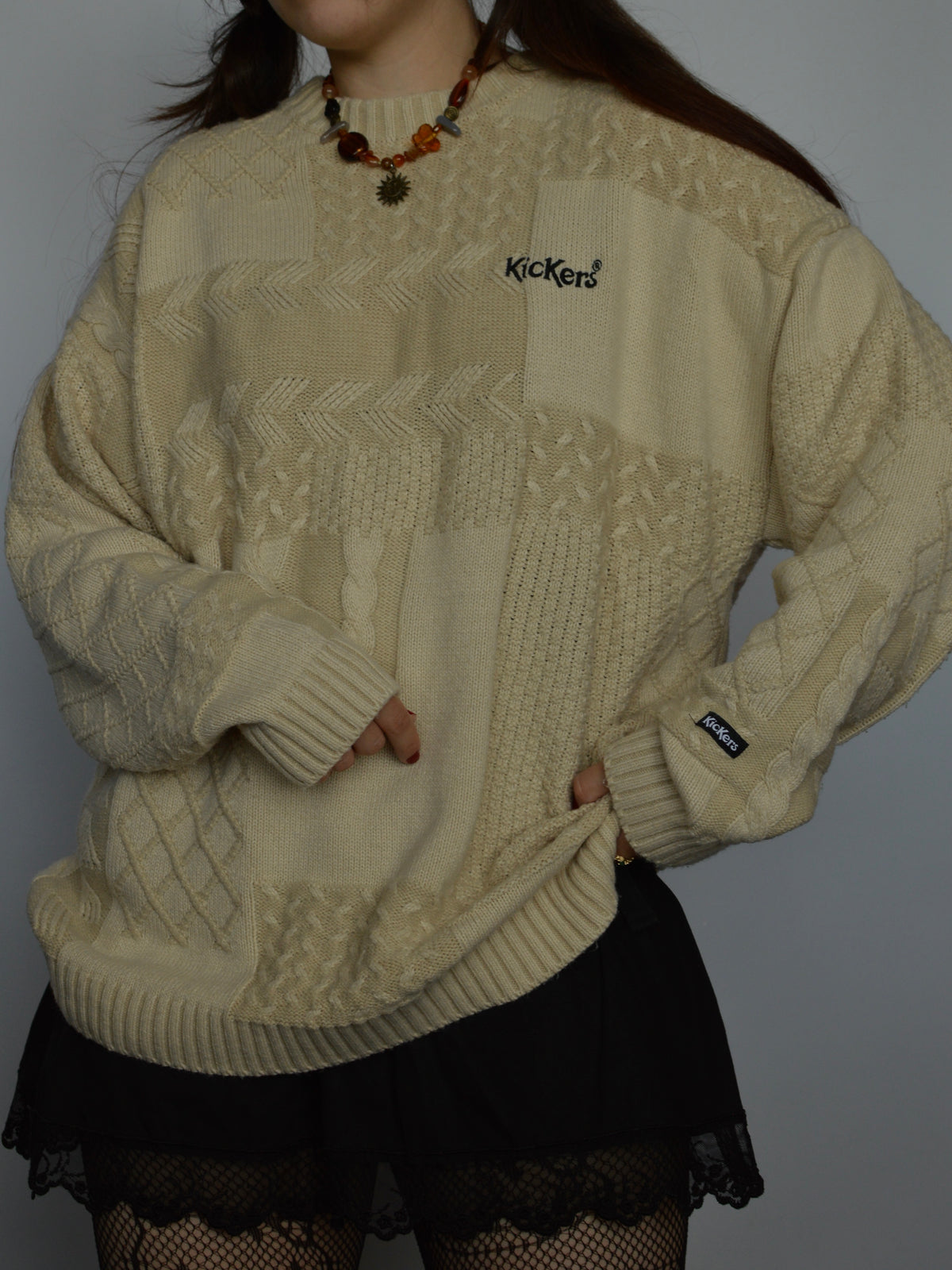 Вінтажний светрик Kickers(L/XL)