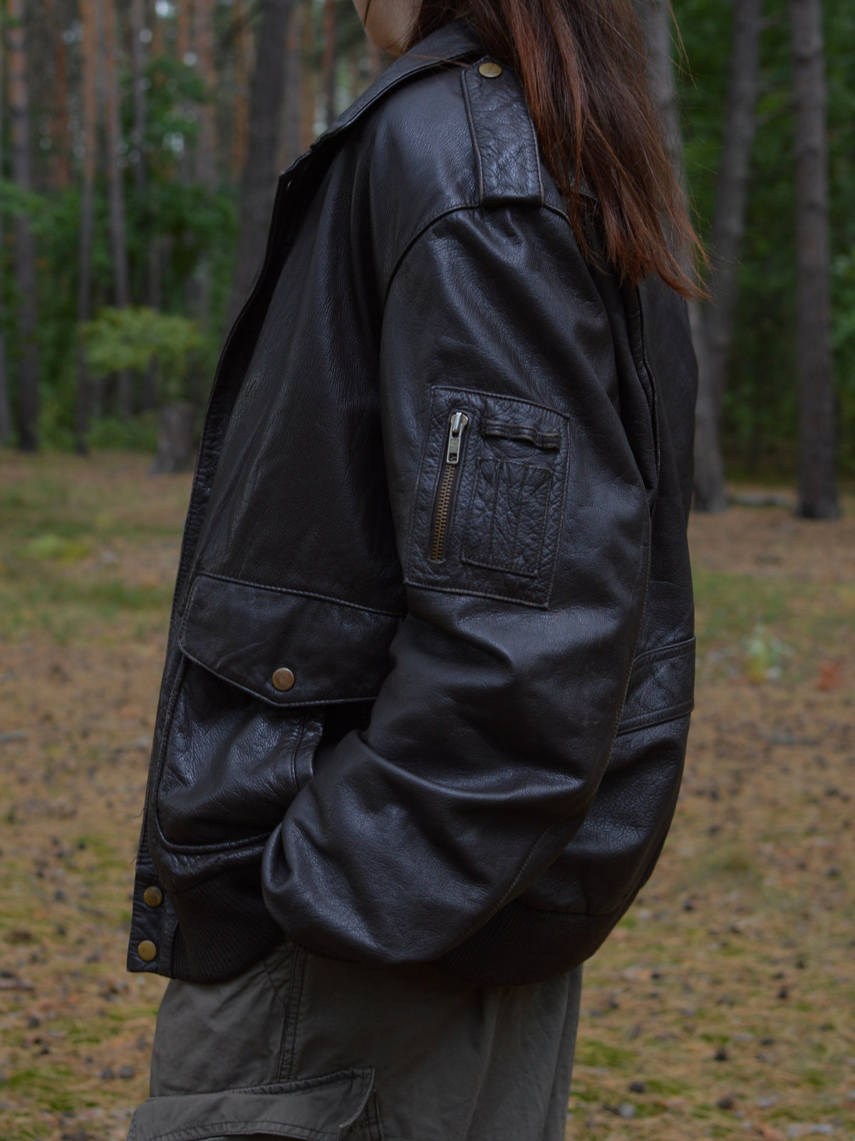 Вінтажний шкіряний бомбер Wilson Type G-2(M/L)⊹♡