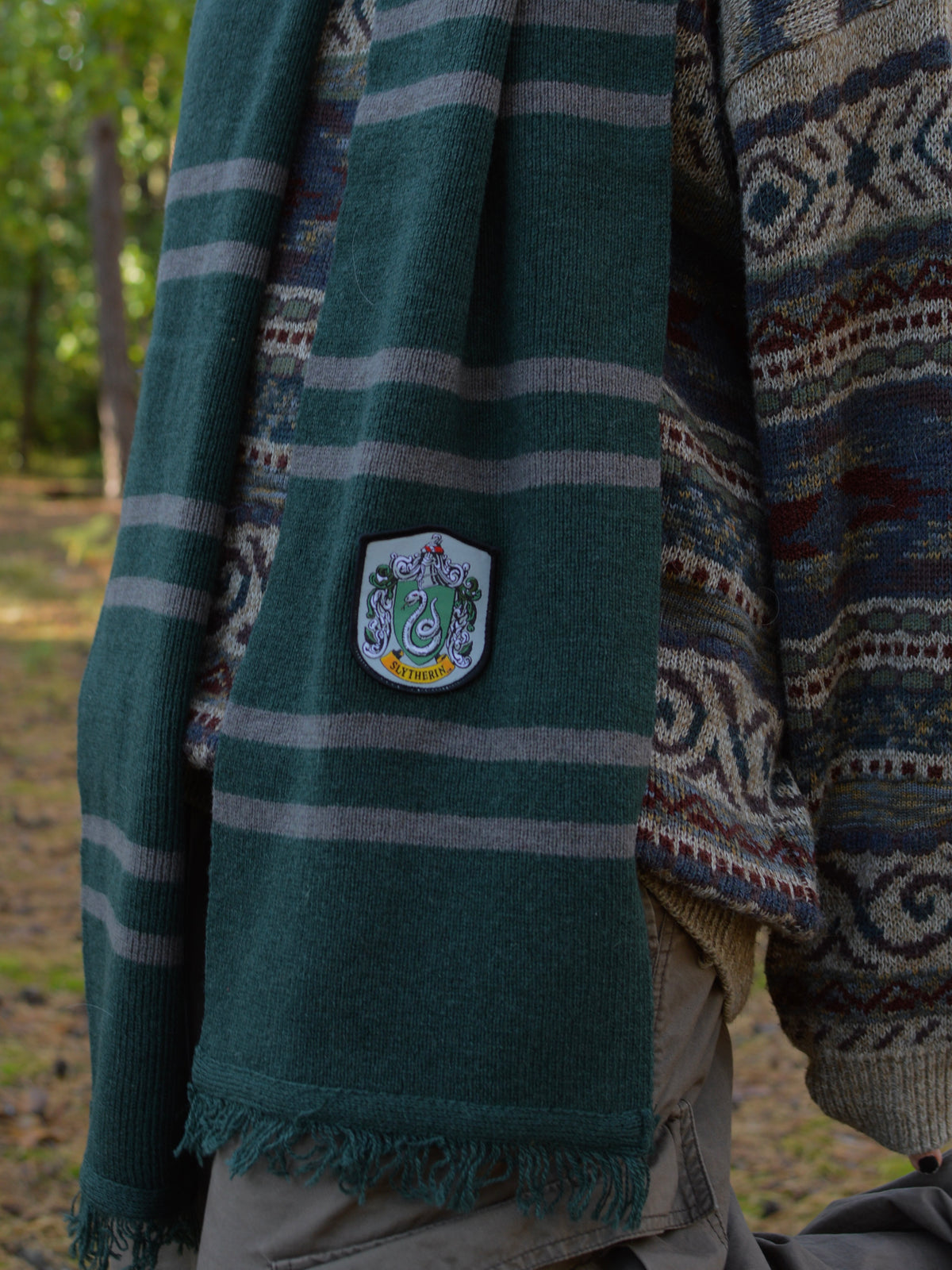 Оригінальний шарф Slytherin Harry Potter⁺₊✧