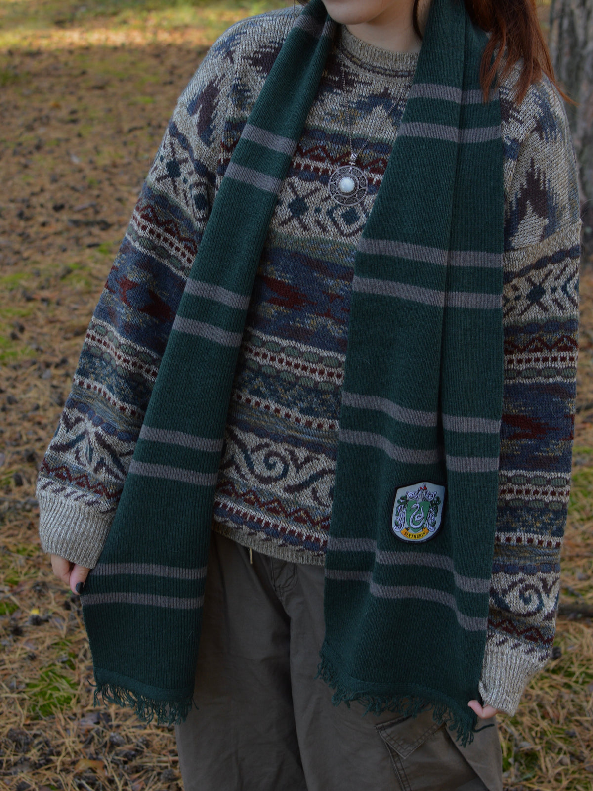 Оригінальний шарф Slytherin Harry Potter⁺₊✧