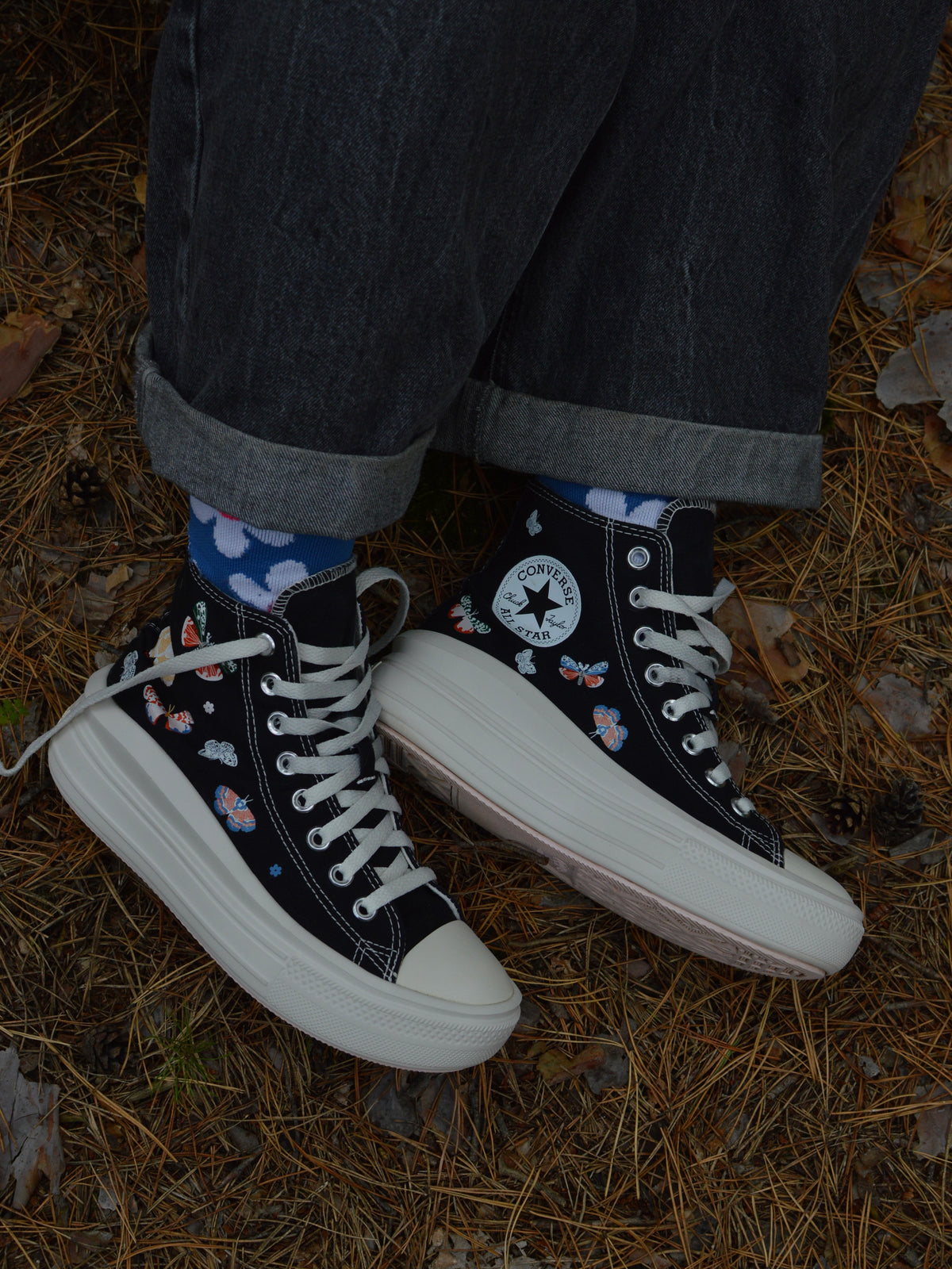 Converse All Star Move Platform Butterfly Wings(38)