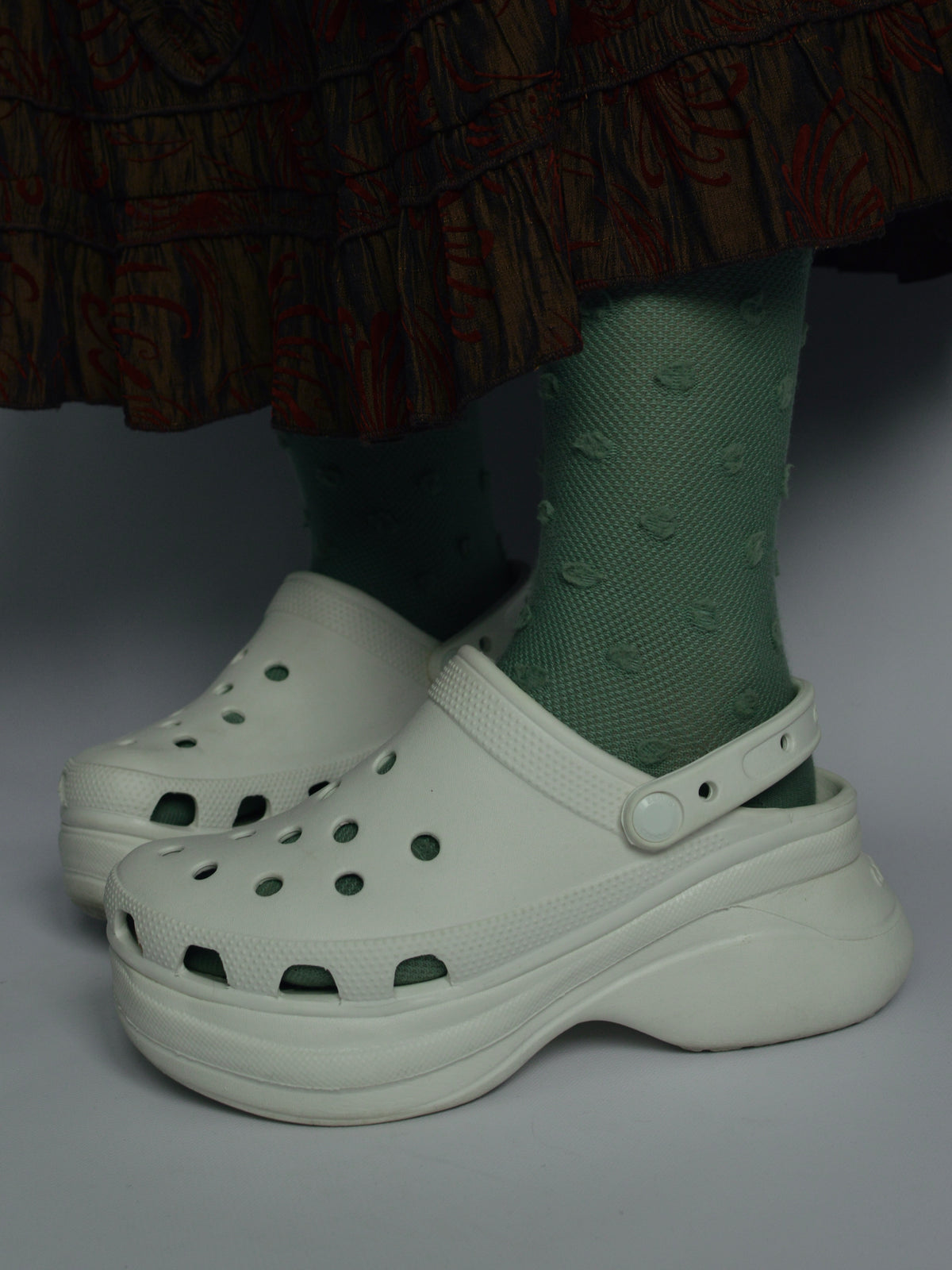 Тапулі Crocs Platform Bae Cream White(38 см)