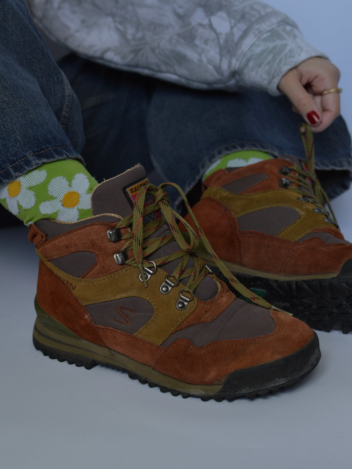 Вінтажні черевики Salomon Mountain boots(39,5)