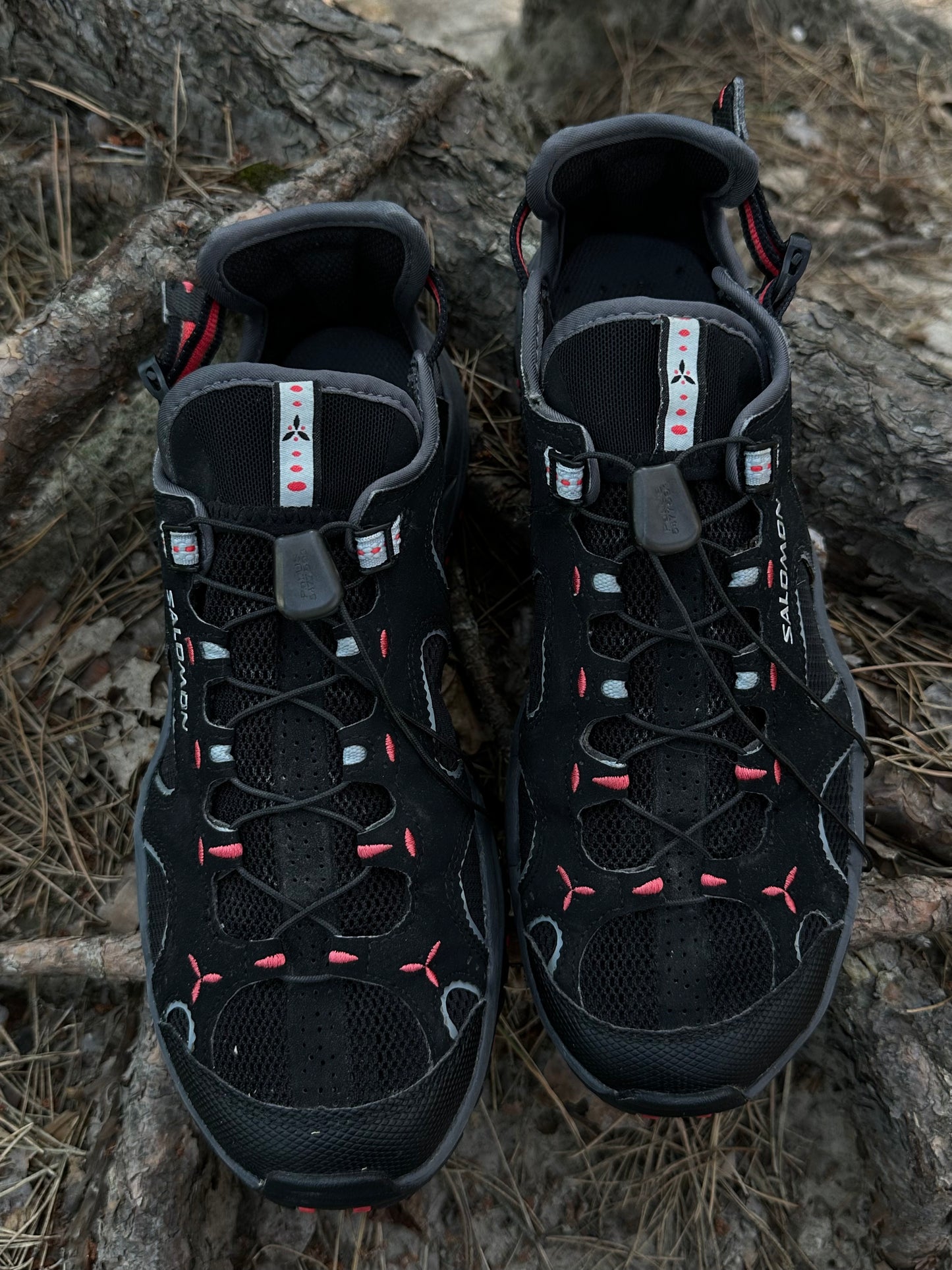 вінтажні Salomon Techamphibian 2 Black red(39,5)