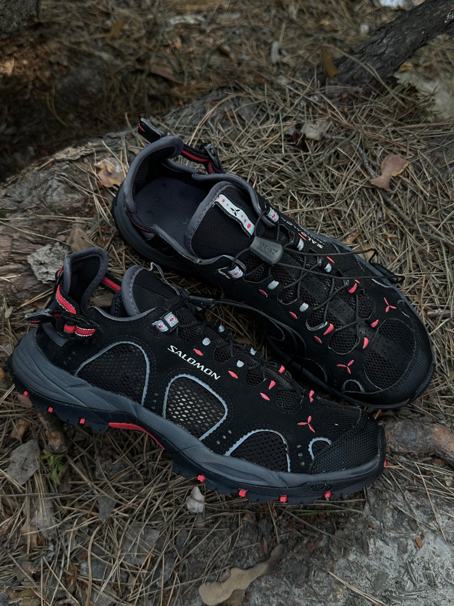 вінтажні Salomon Techamphibian 2 Black red(39,5)