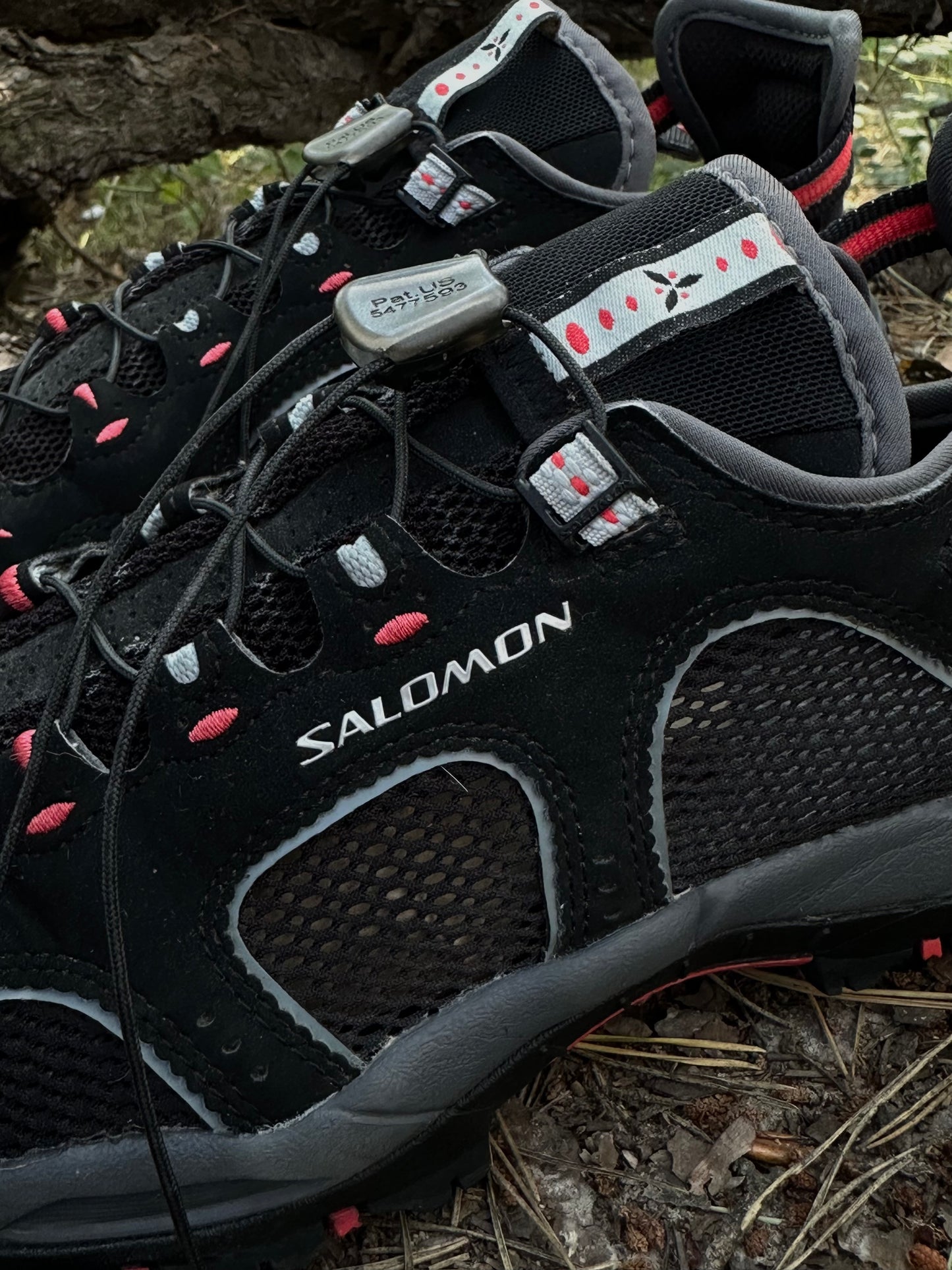 вінтажні Salomon Techamphibian 2 Black red(39,5)