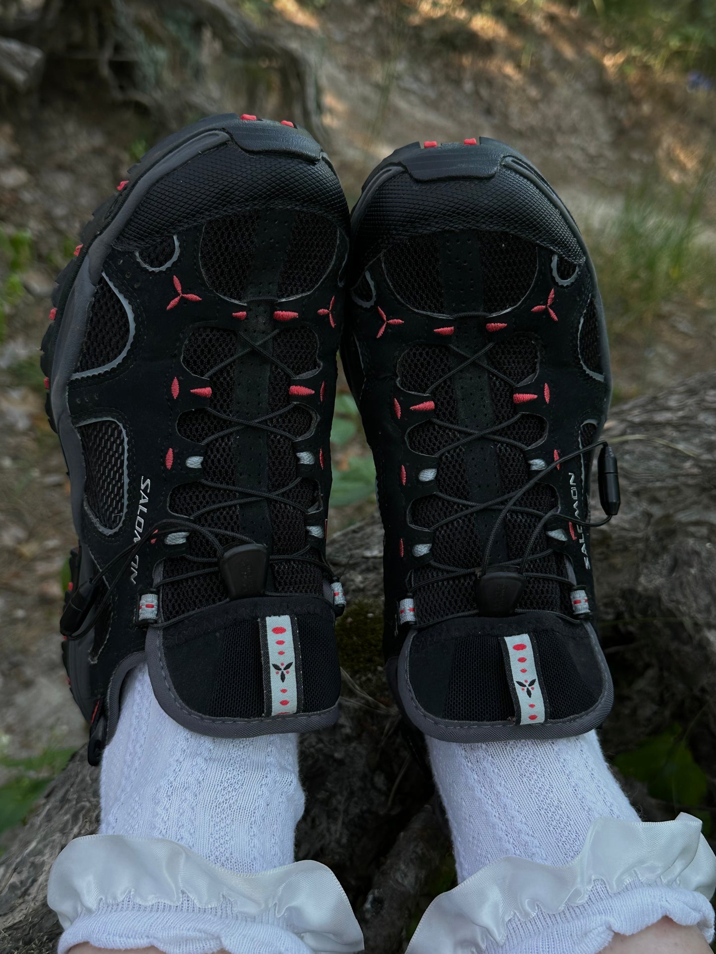 вінтажні Salomon Techamphibian 2 Black red(39,5)