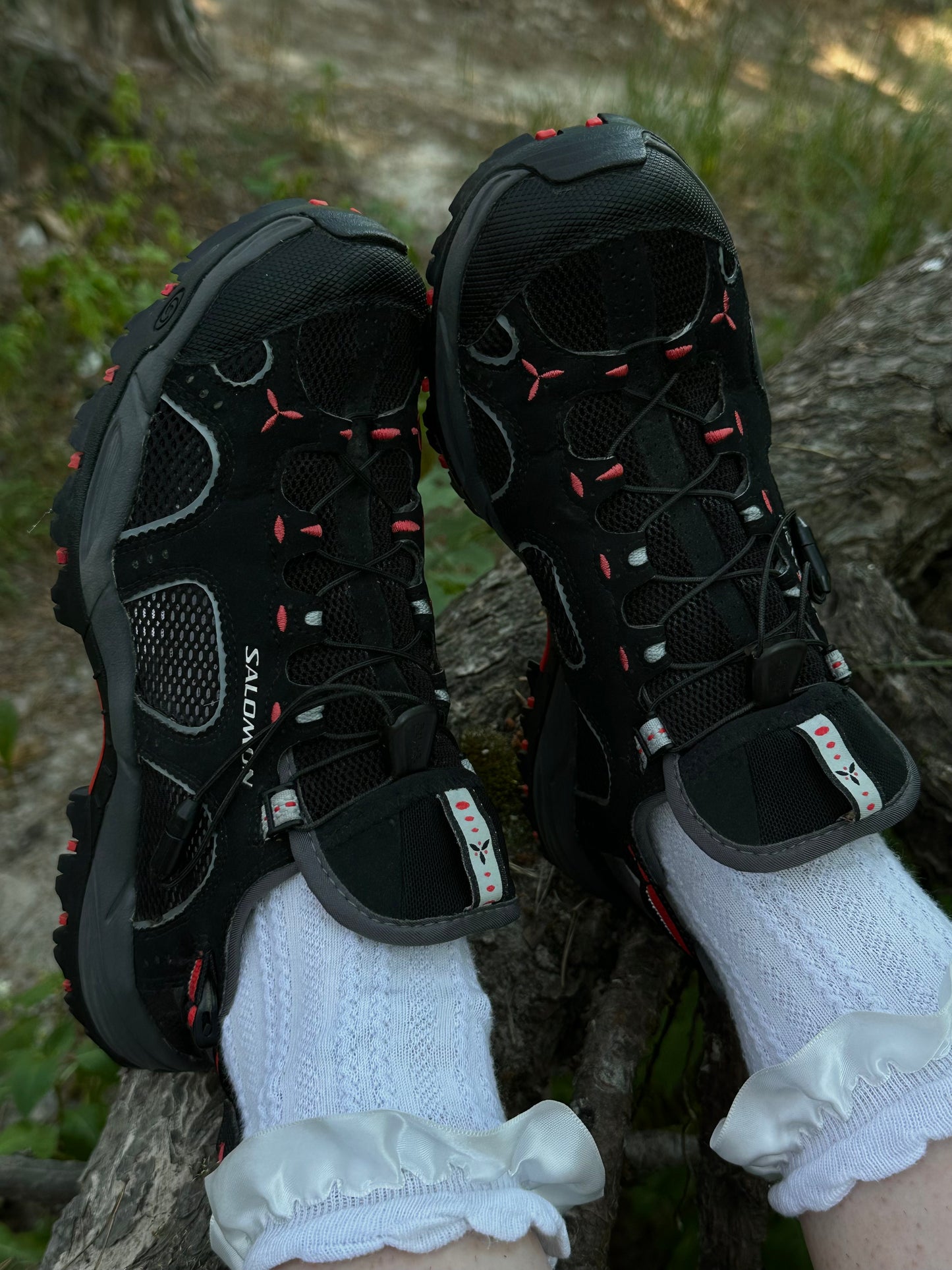 вінтажні Salomon Techamphibian 2 Black red(39,5)