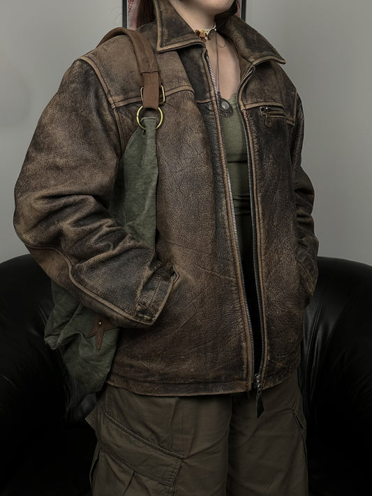 Вінтажна шкірянка  Flight A2-Type leather jacket(M/L)
