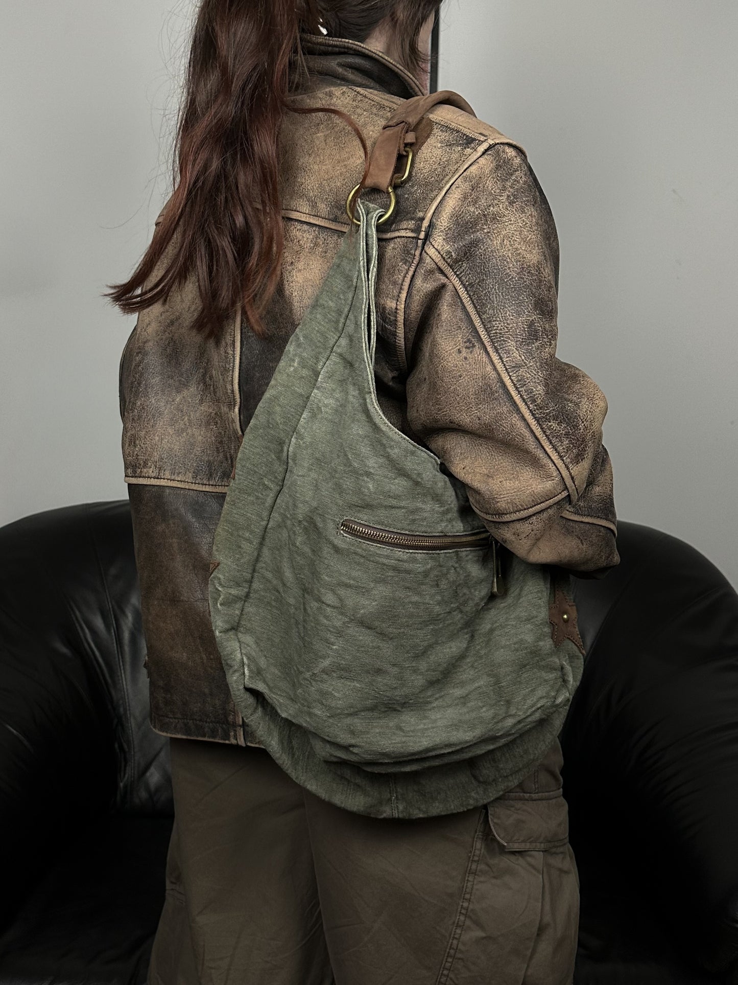 Вінтажна шкірянка  Flight A2-Type leather jacket(M/L)