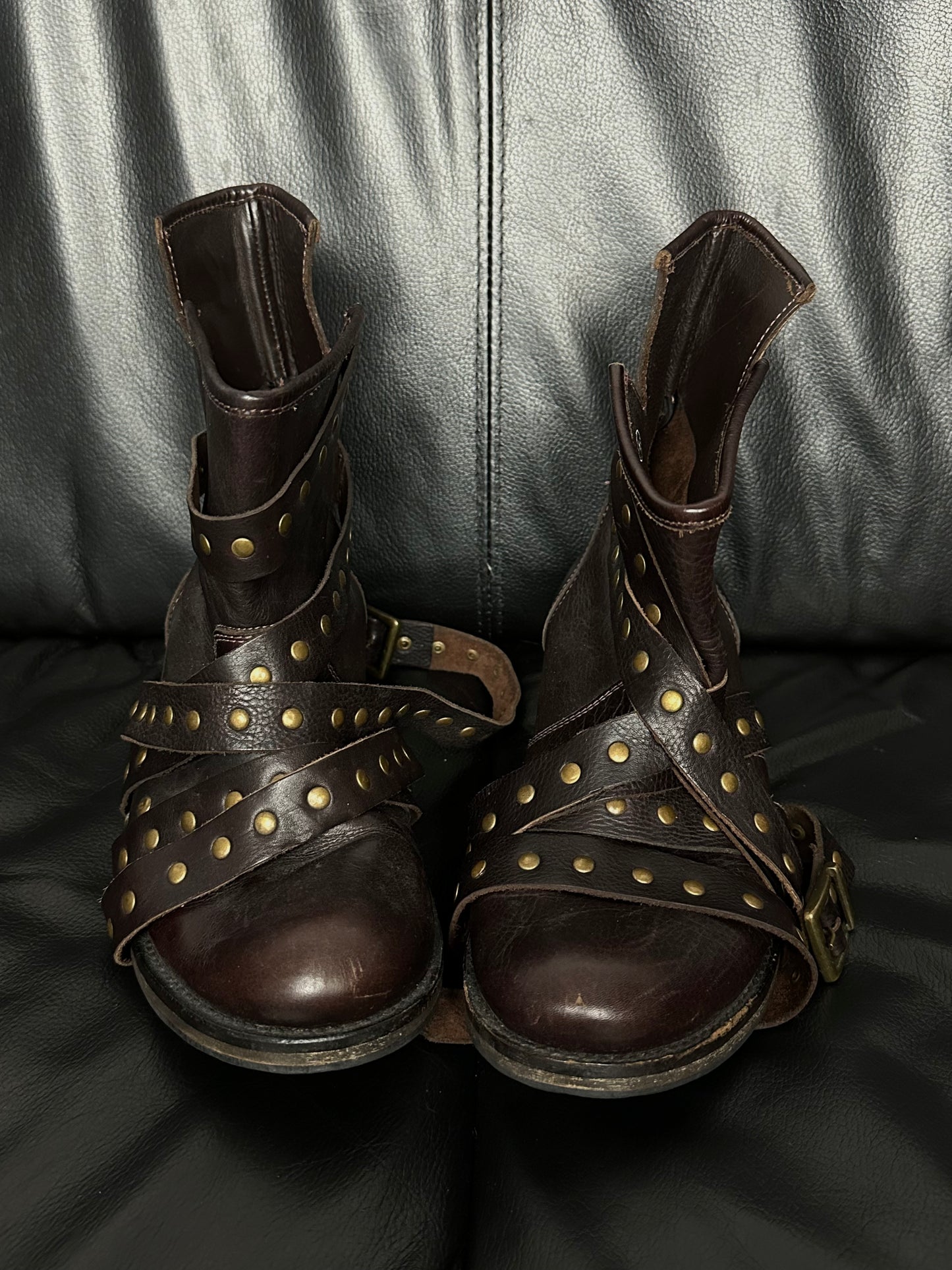 Alt готичні шкіряні черевики Firetrap(39)