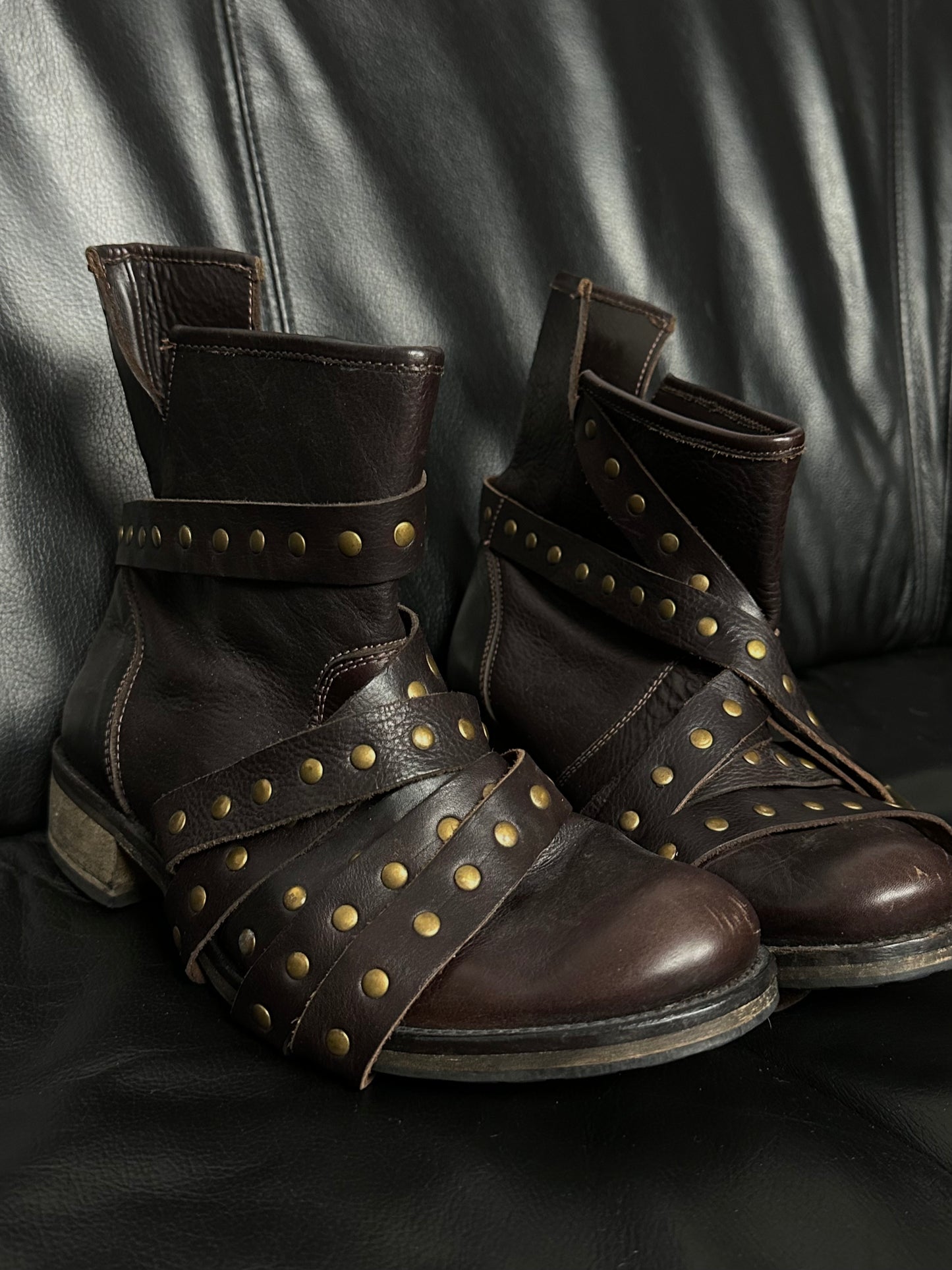 Alt готичні шкіряні черевики Firetrap(39)