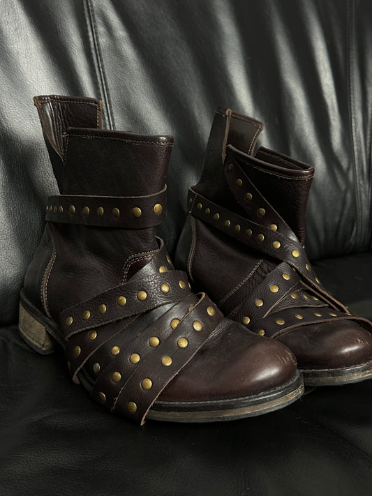 Alt готичні шкіряні черевики Firetrap(39)