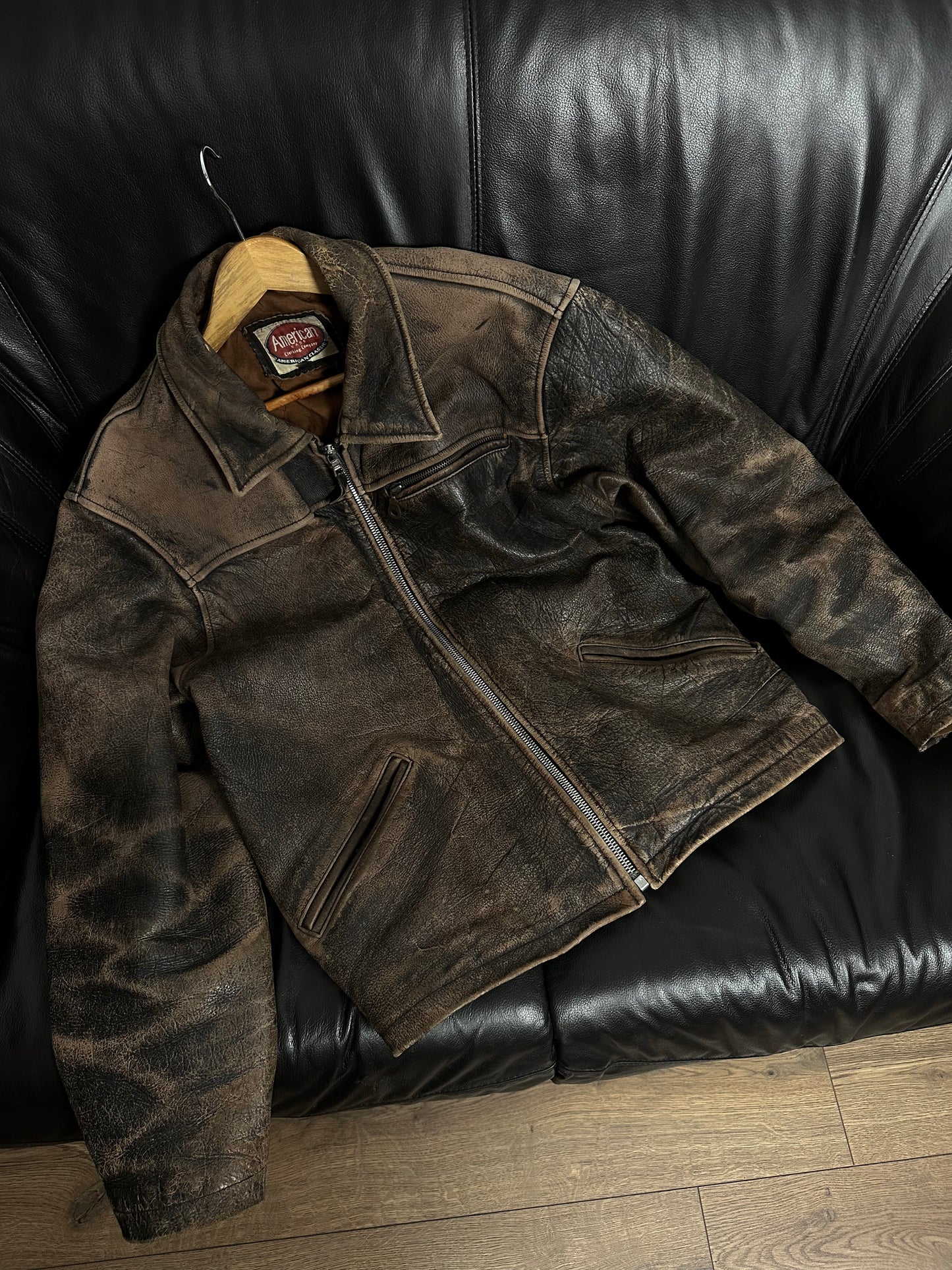 Вінтажна шкірянка  Flight A2-Type leather jacket(M/L)