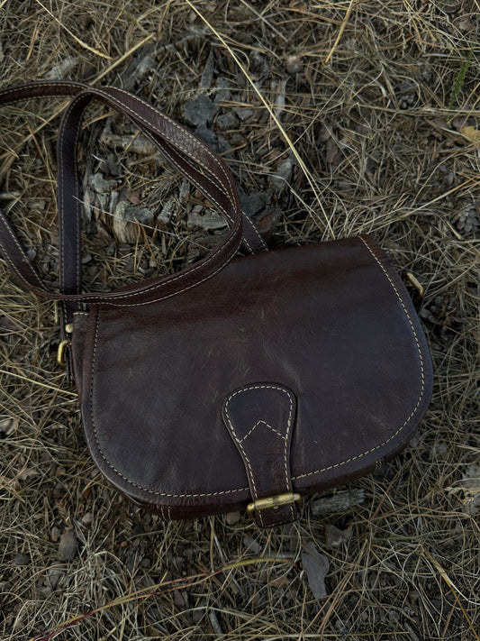 Вінтажна шкіряна сумка Genuine leather⋆ 𐙚
