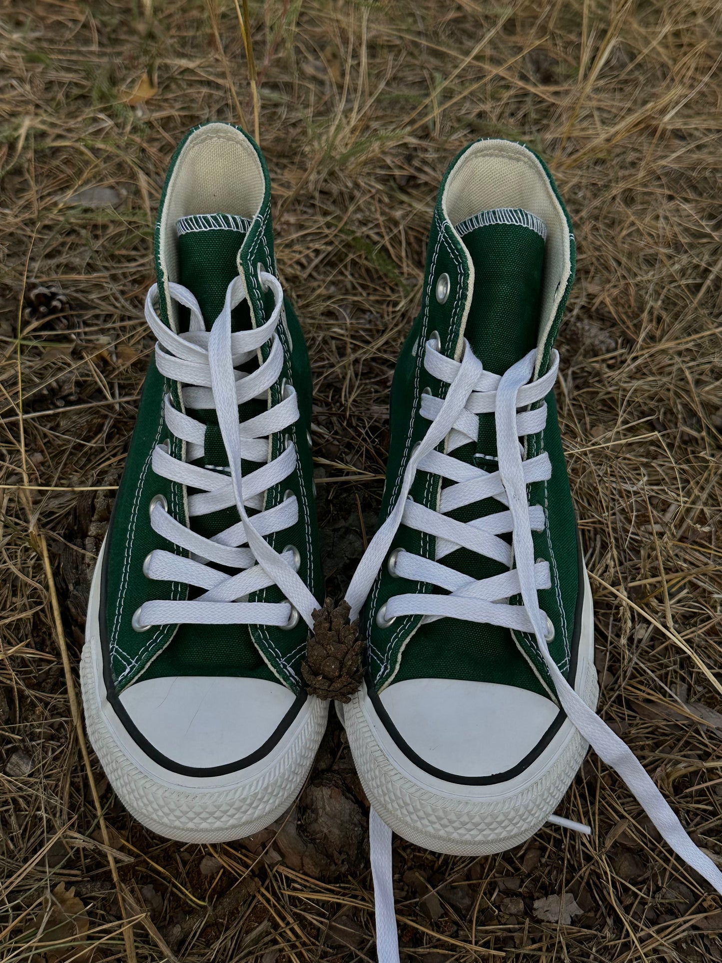 хвойні Converse All Star Hi forest green(38)☾⋆⁺