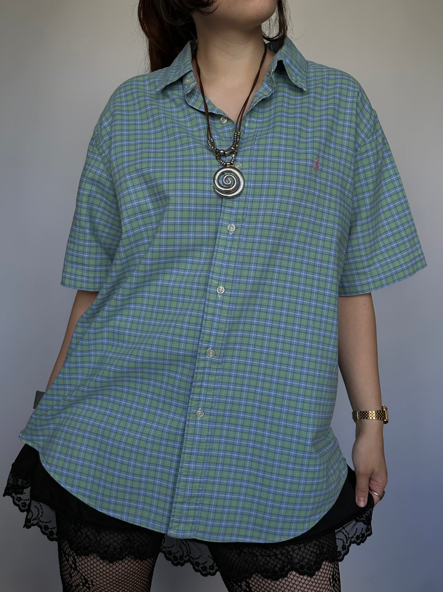 вінтажна сорочка Ralph Lauren (XL)