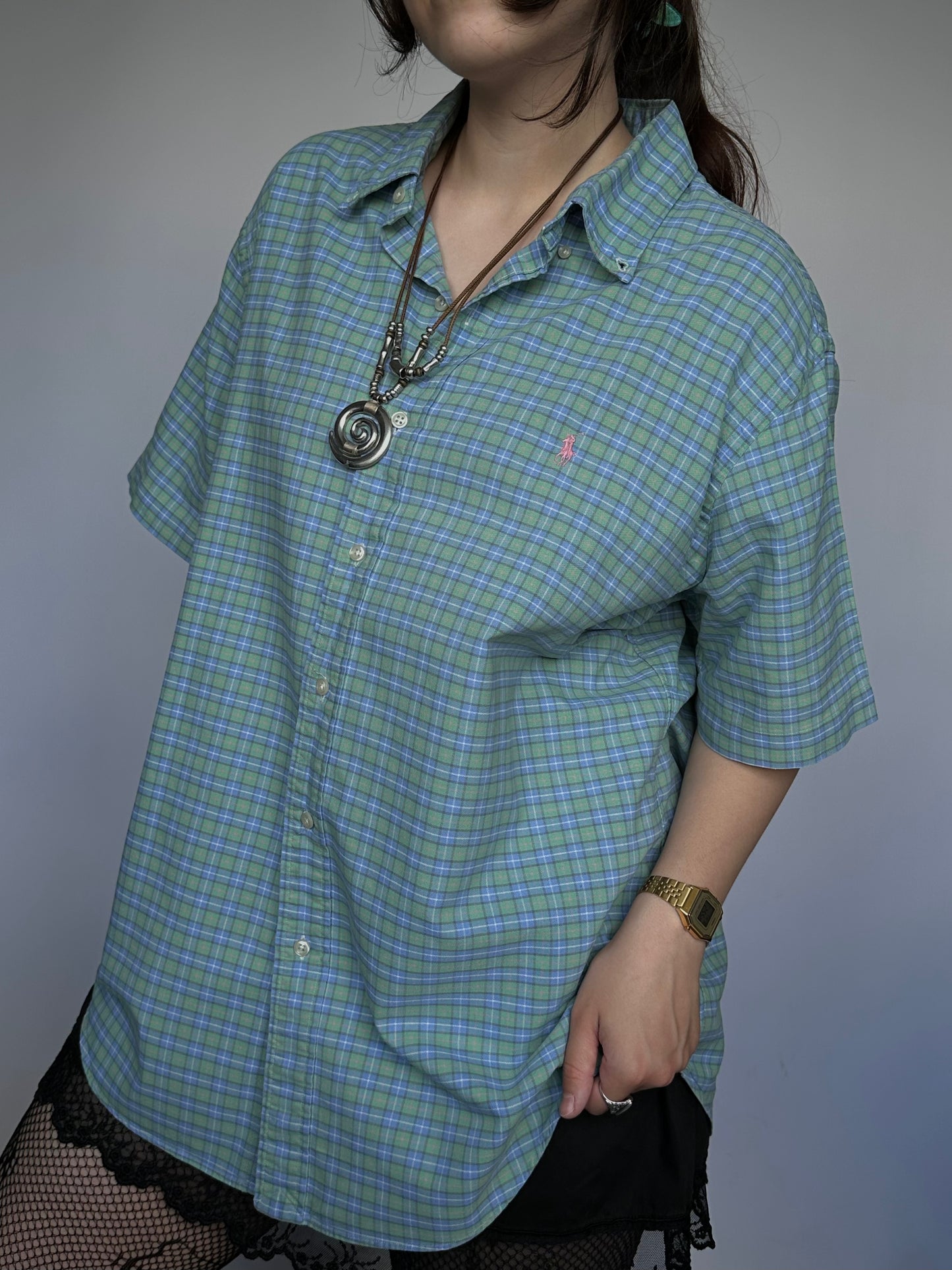 вінтажна сорочка Ralph Lauren (XL)