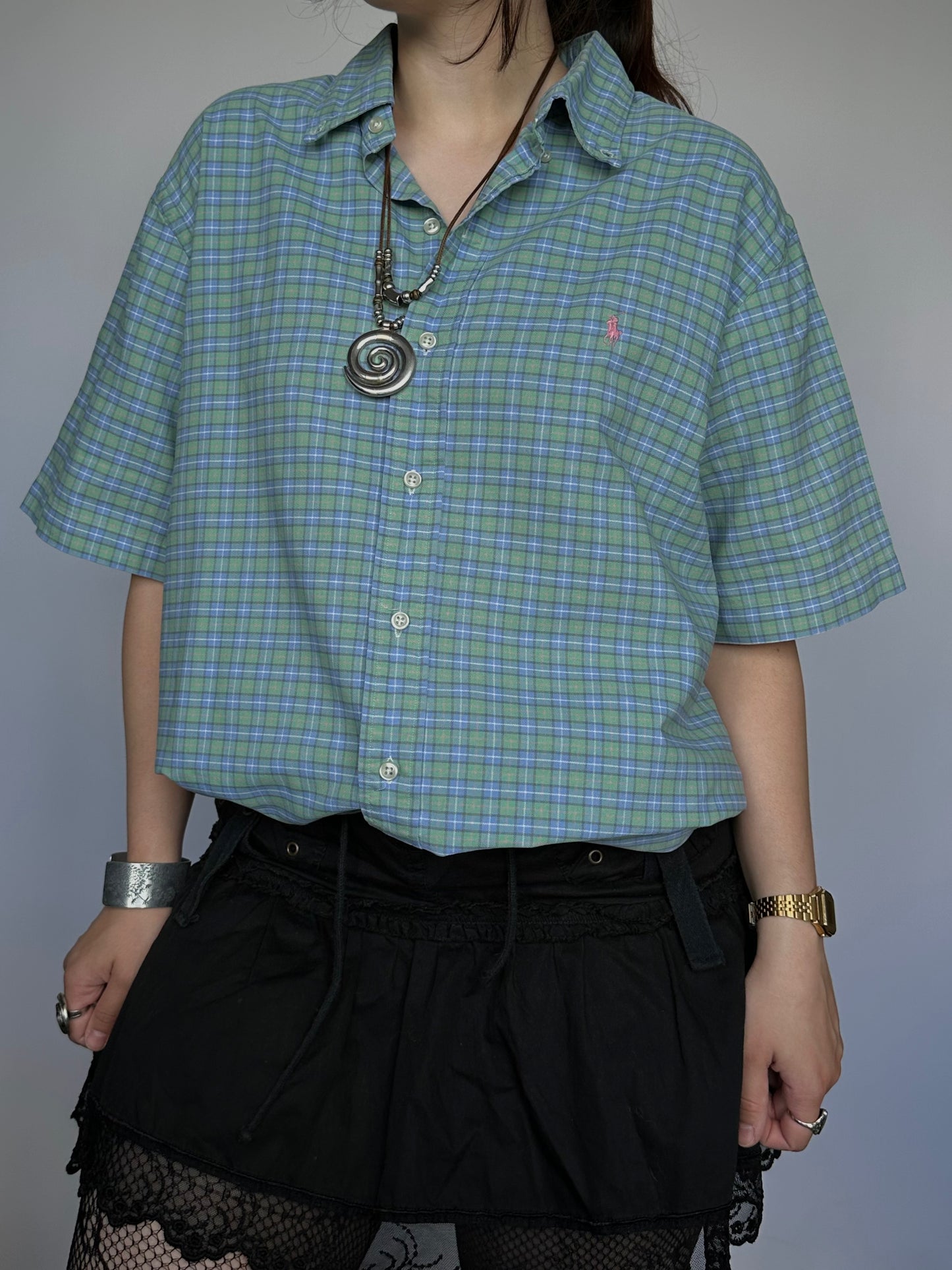 вінтажна сорочка Ralph Lauren (XL)