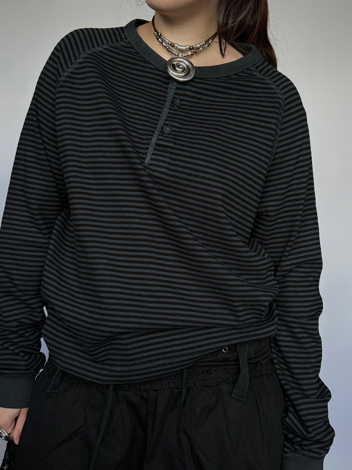 смугастий Y2K лонг Zara(L)