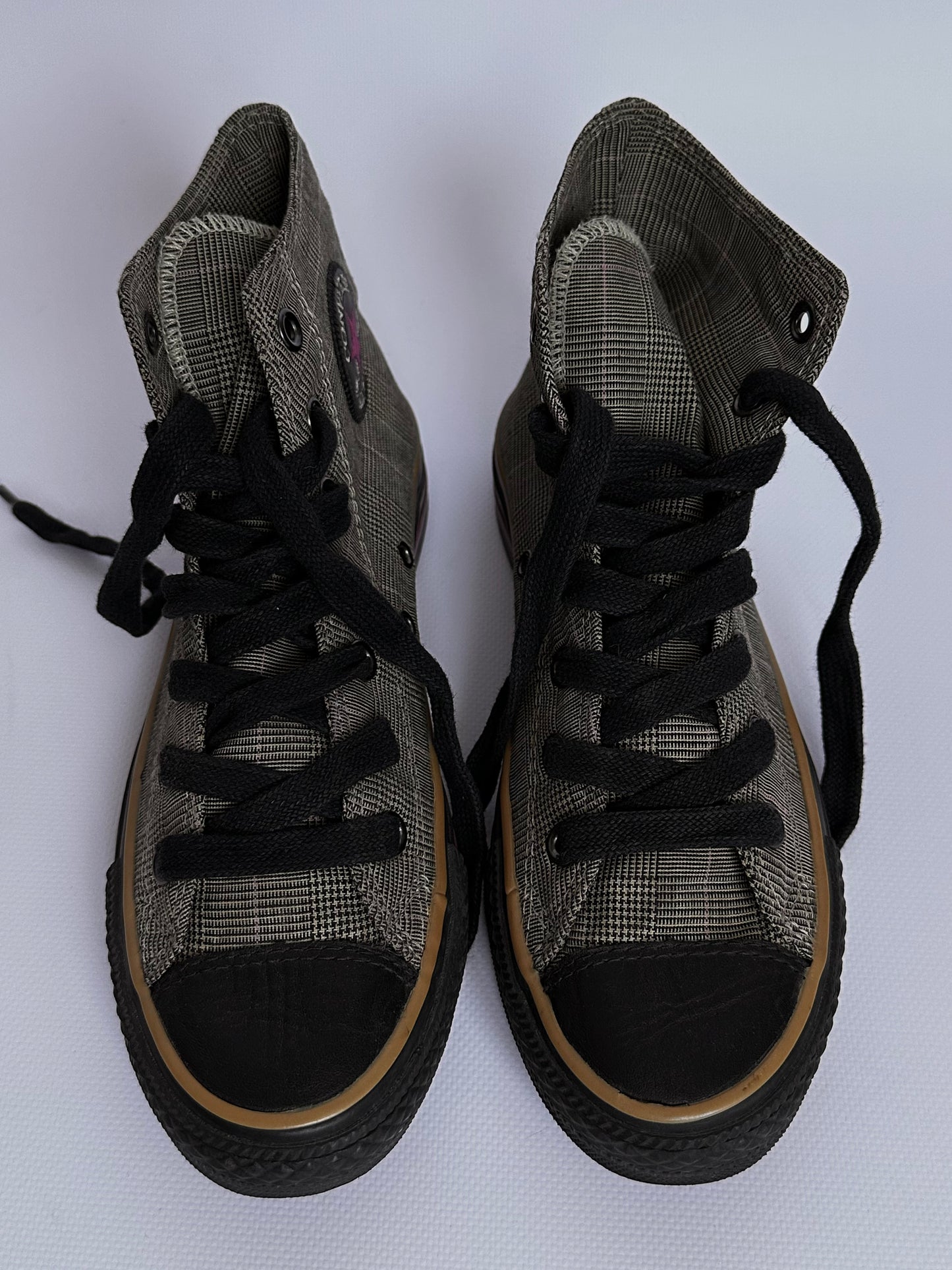 y2k Converse All Star Hi Plaid(39)