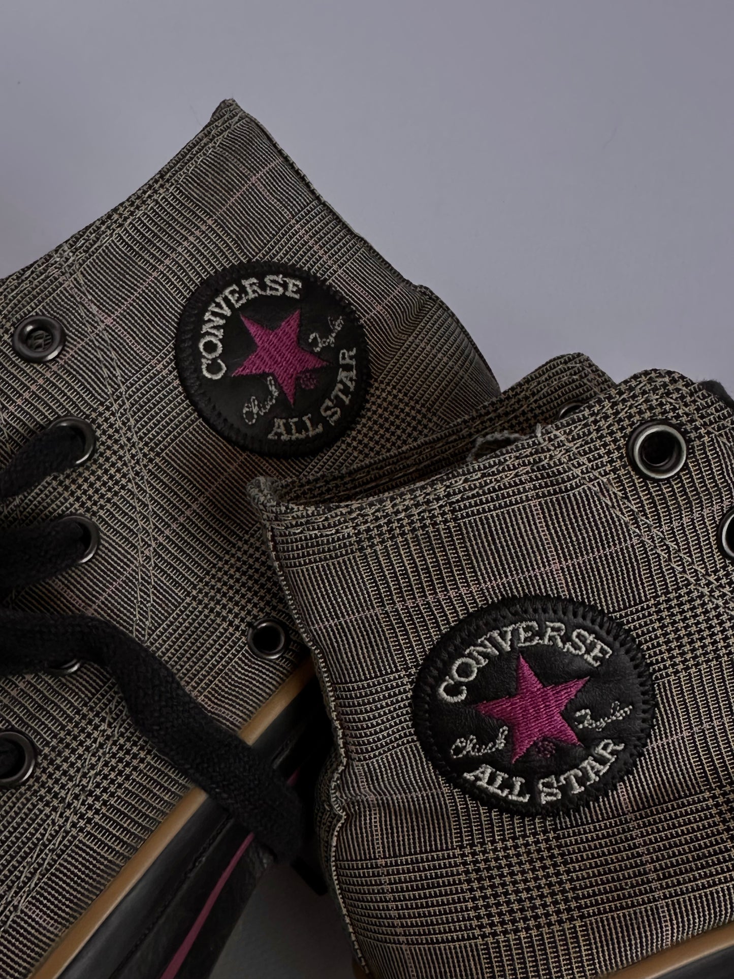 y2k Converse All Star Hi Plaid(39)