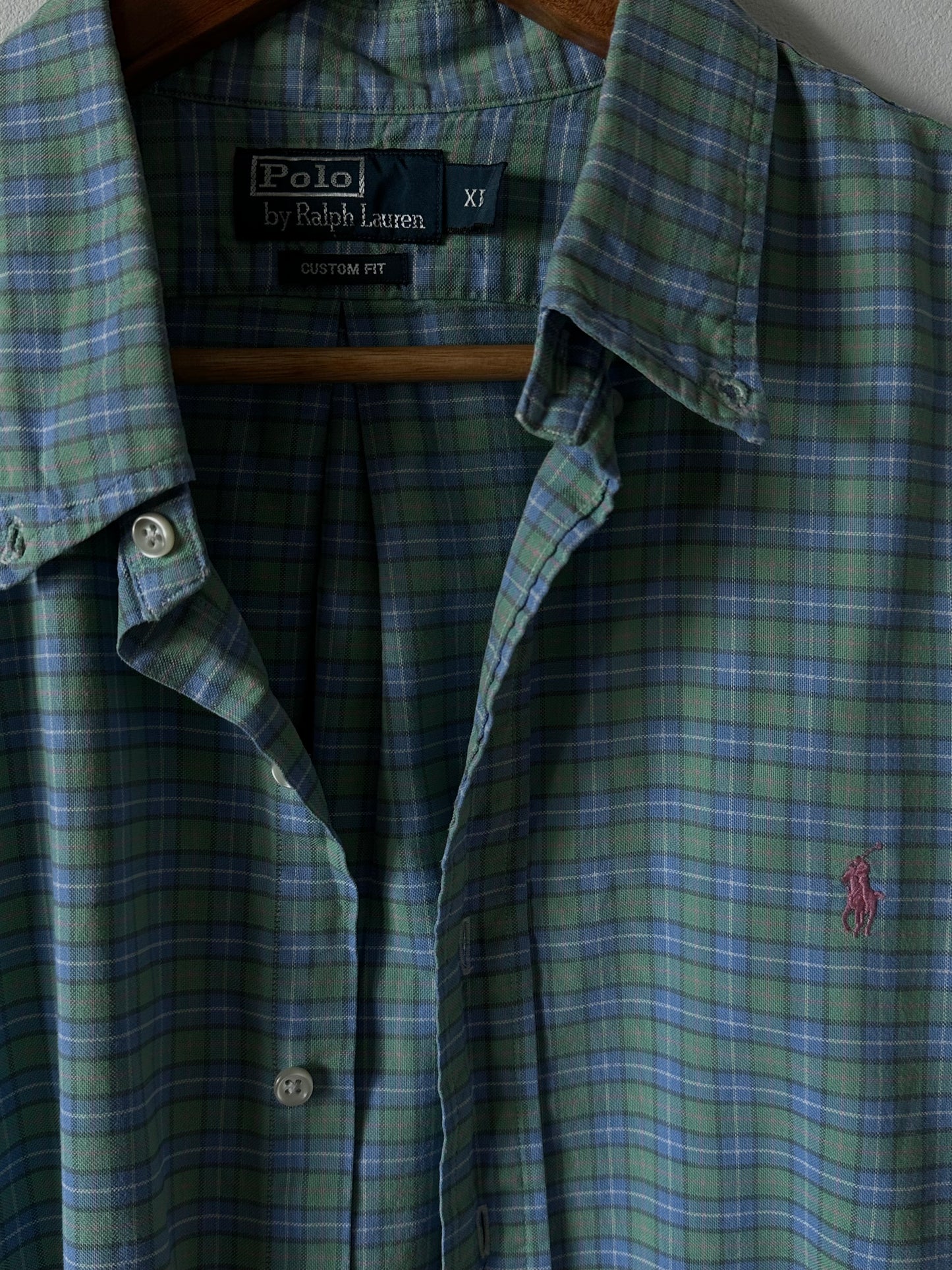 вінтажна сорочка Ralph Lauren (XL)
