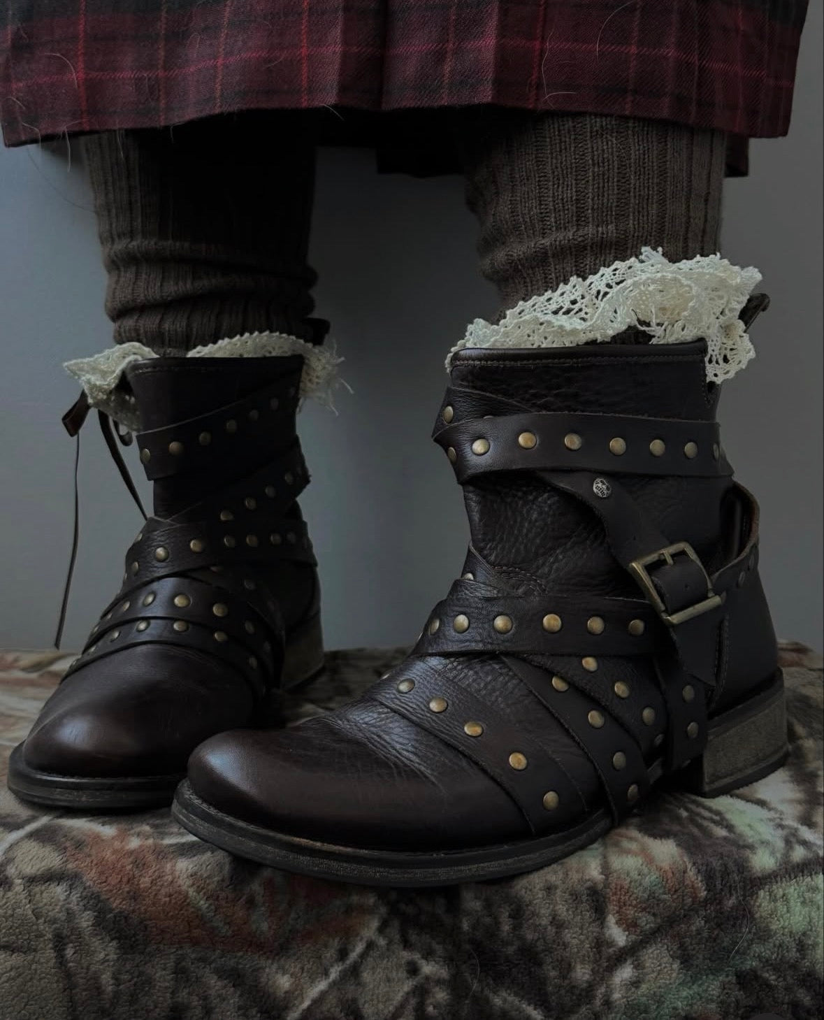 Alt готичні шкіряні черевики Firetrap(39)