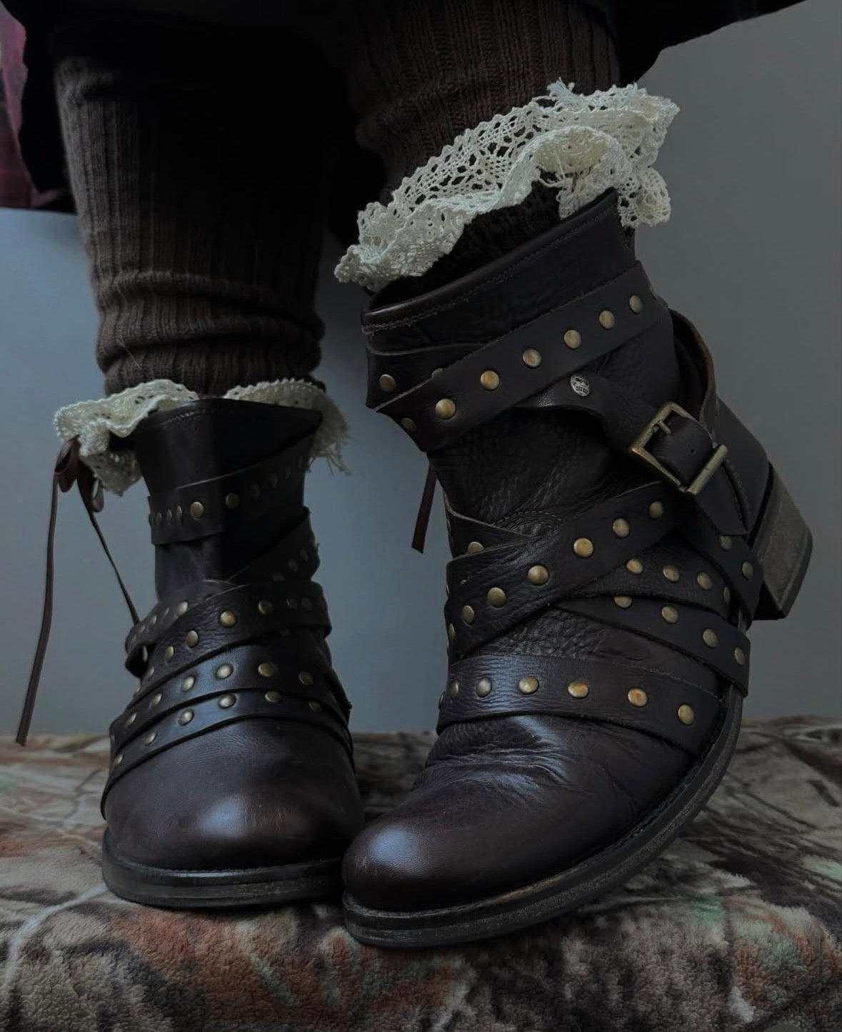 Alt готичні шкіряні черевики Firetrap(39)