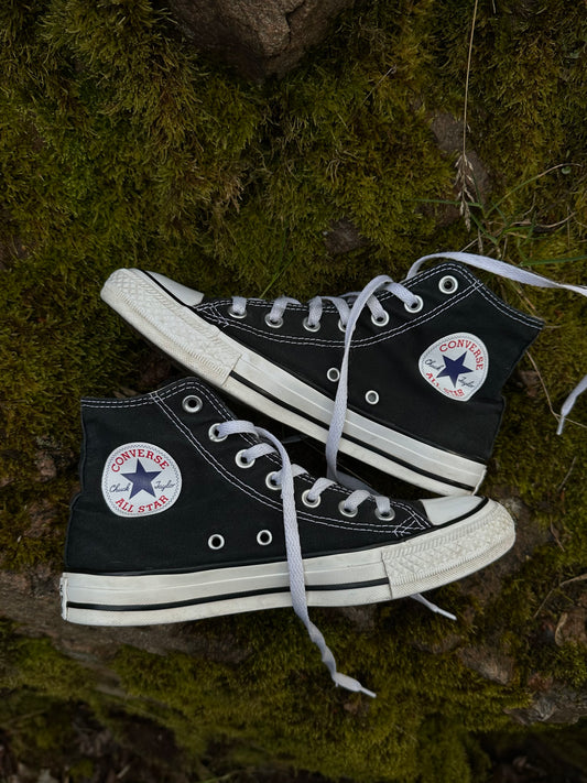 Чорні Converse All Star Black Hi(38)
