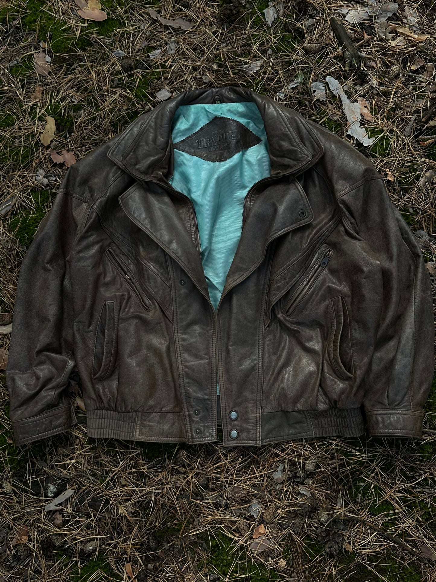 Вінтажна шкірянка Trapper(L/XL)