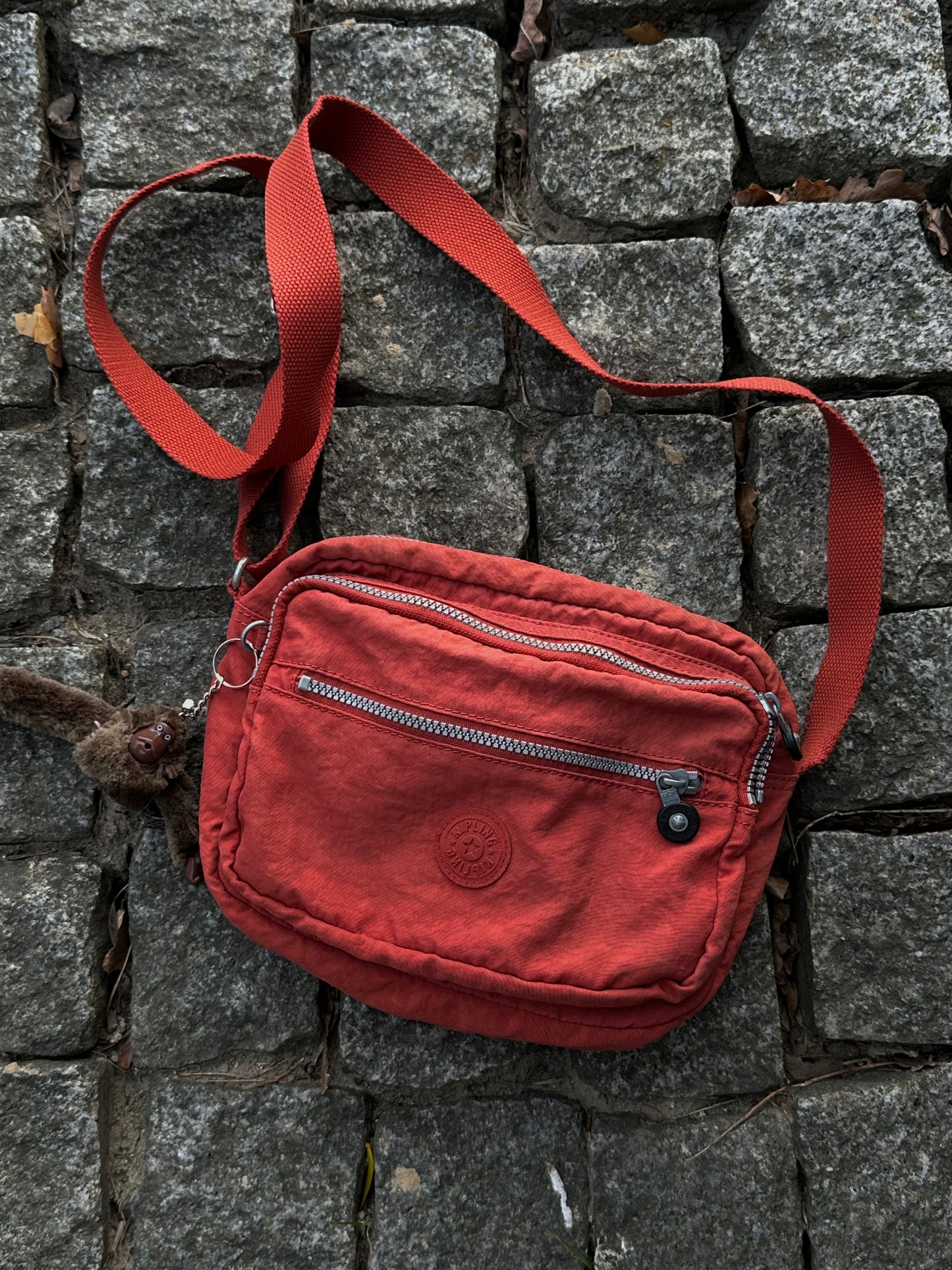Вінтажна цегляна сумка Kipling