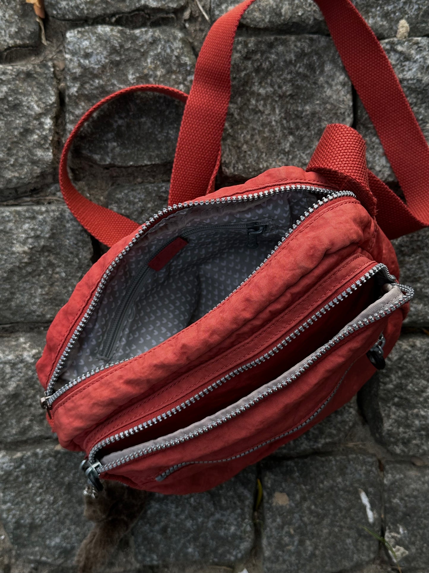 Вінтажна цегляна сумка Kipling