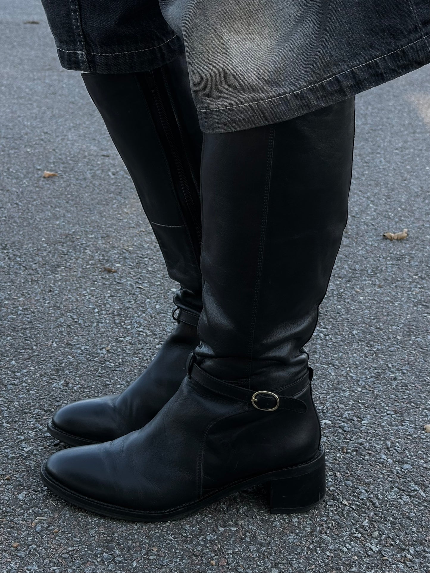 Високі шкіряні черевики M&S (41-42)