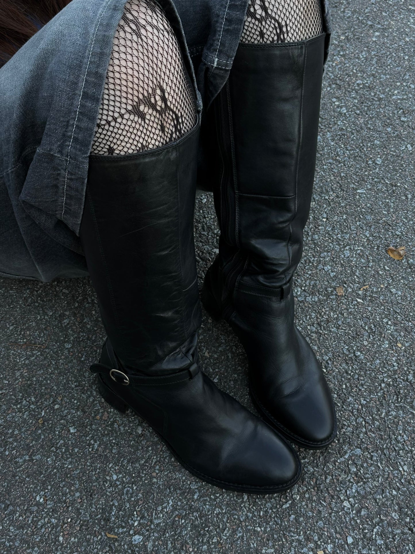 Високі шкіряні черевики M&S (41-42)