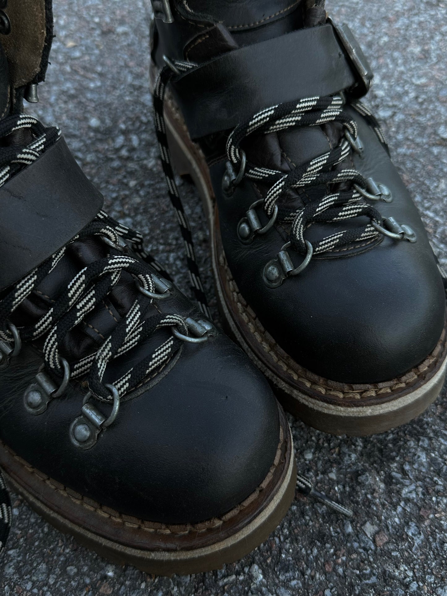 вінтажні шкіряні черевики Art Personal Boots(38)