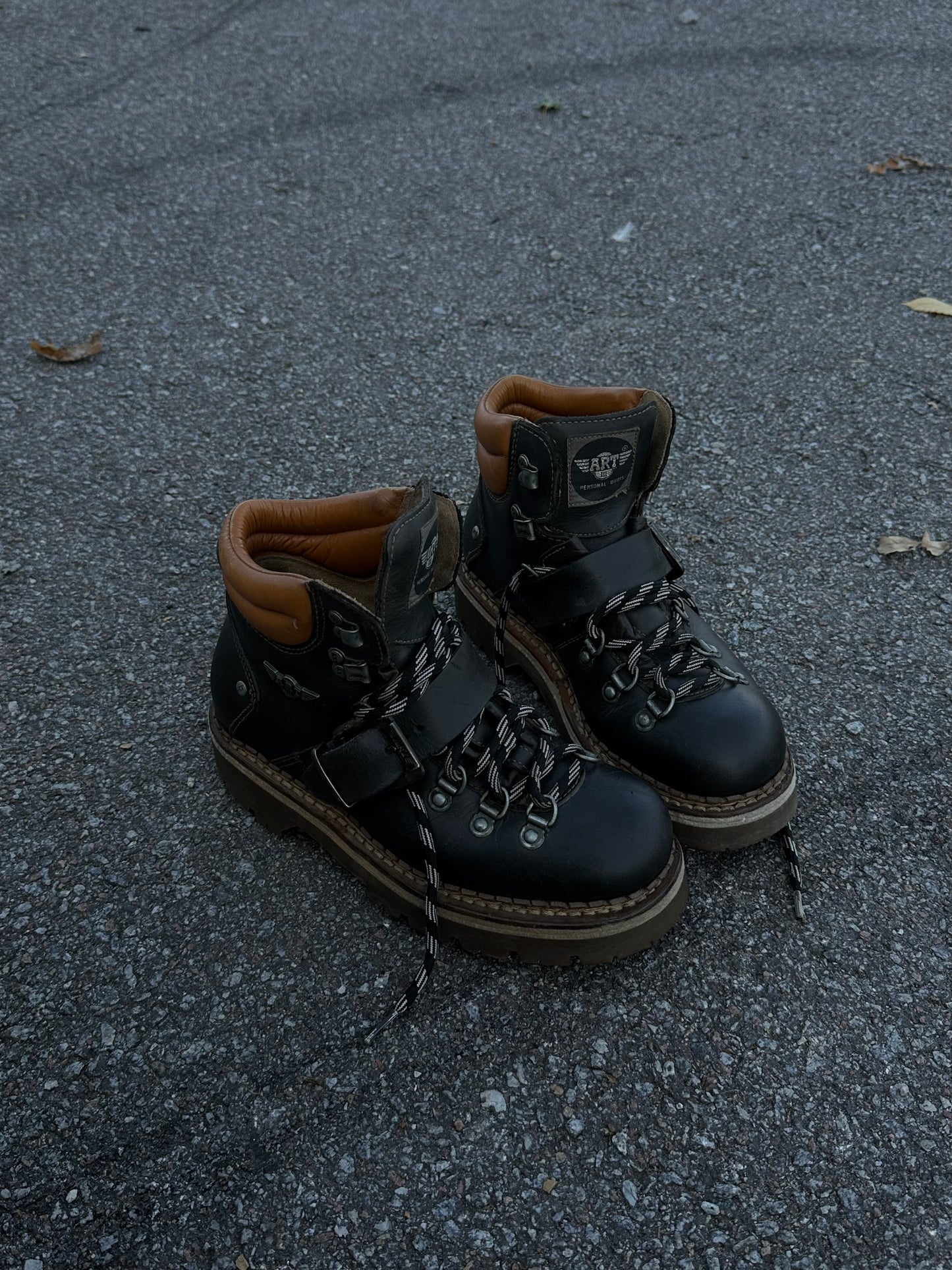вінтажні шкіряні черевики Art Personal Boots(38)