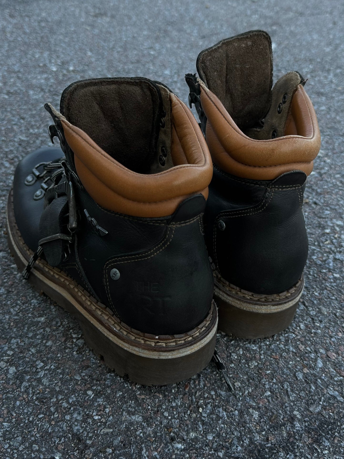 вінтажні шкіряні черевики Art Personal Boots(38)