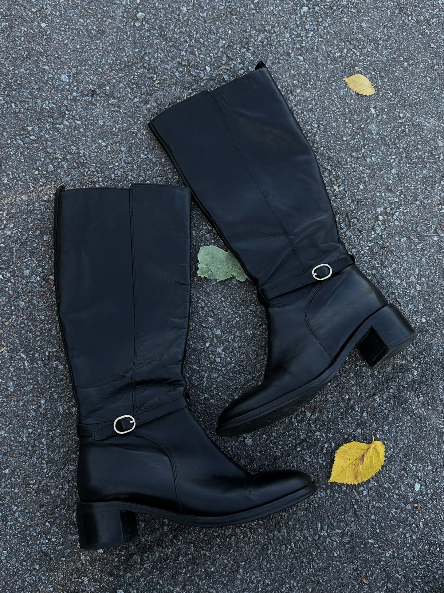 Високі шкіряні черевики M&S (41-42)