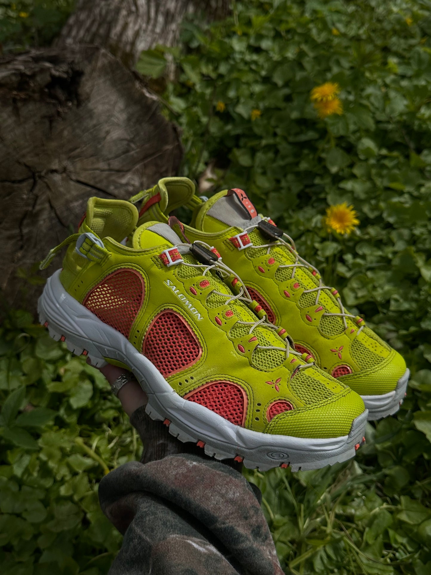 Salomon techamphibian 3 Froggy Green/Orange 2017(40)